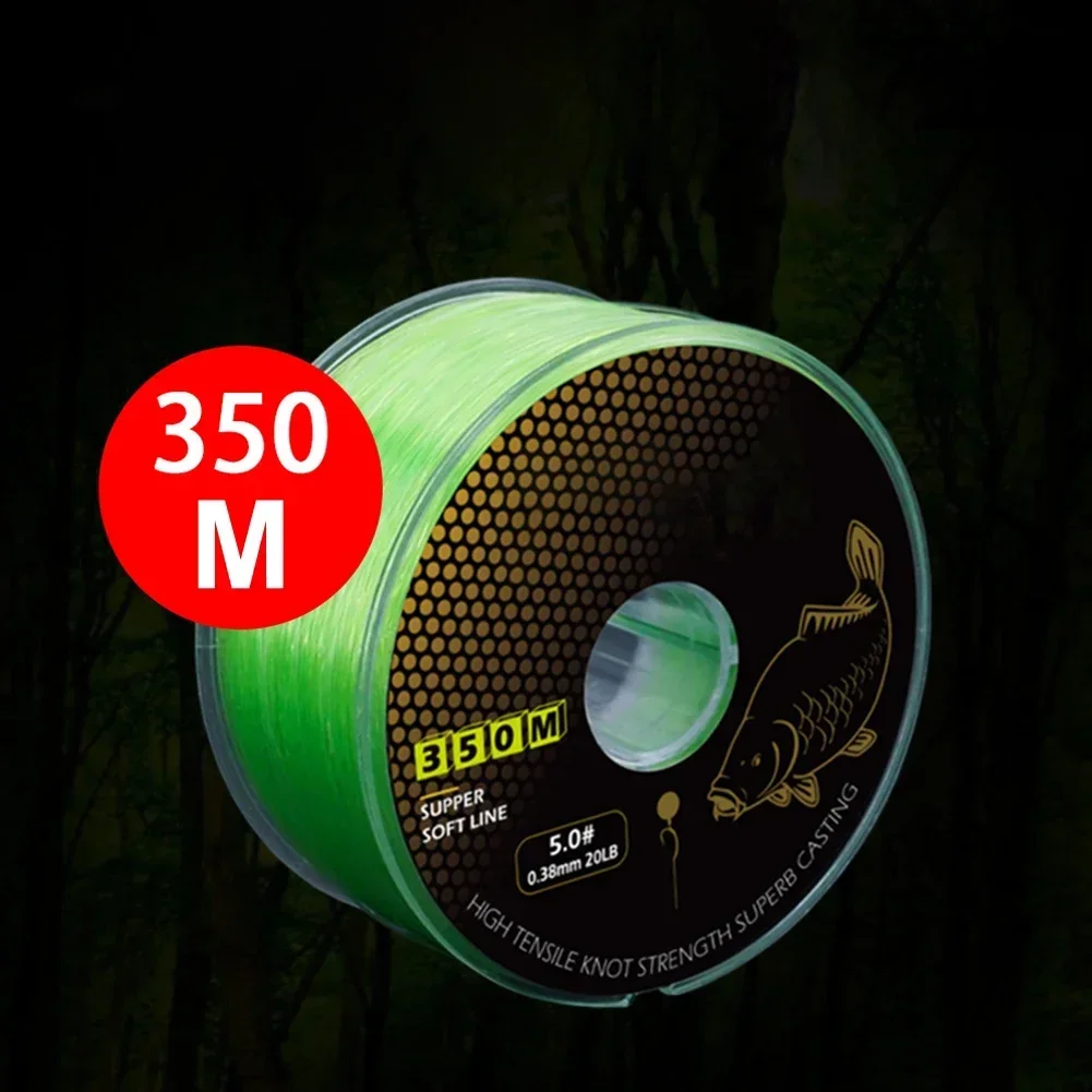 350m Nylon Fishing Line 12LB-20LB Monofilament Carp Fishing Line Fishing Accessories 3.5# 4.0# 4.5# 5.0# Diameter 0.30mm Parts