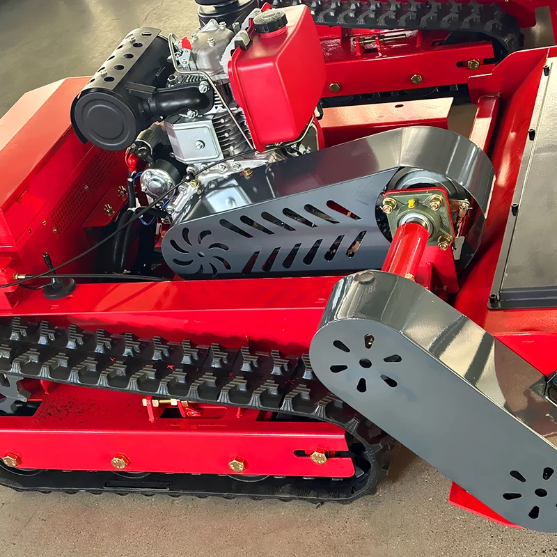 Customized Track-type All-terrain Zero-turn Remote-controlled Lawn Mower High Efficiency and Energy Saving
