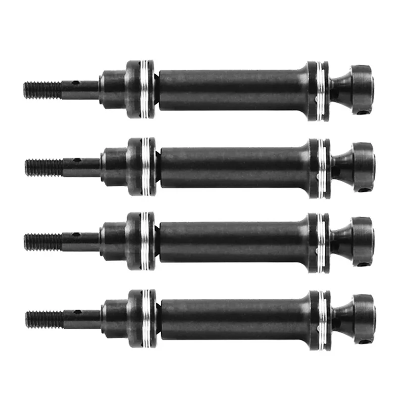 

B78B-4Pcs Hardened Steel Front Rear Drive Shaft 7151 For 1/16 Traxxas Mini E-Revo EREVO SUMMIT SLASH 4WD RC Car Upgrade Parts