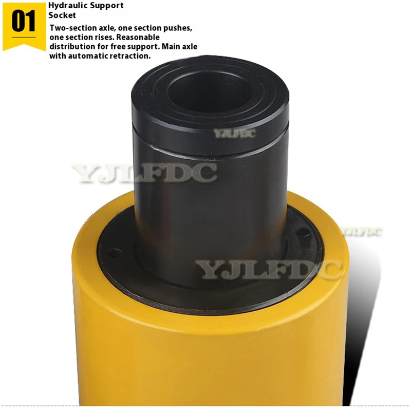 RCH-1050 المكبس المجوف رام أسطوانة هيدروليكية 10 طن 50 مم رافعة المكبس الهيدروليكي المجوف #3