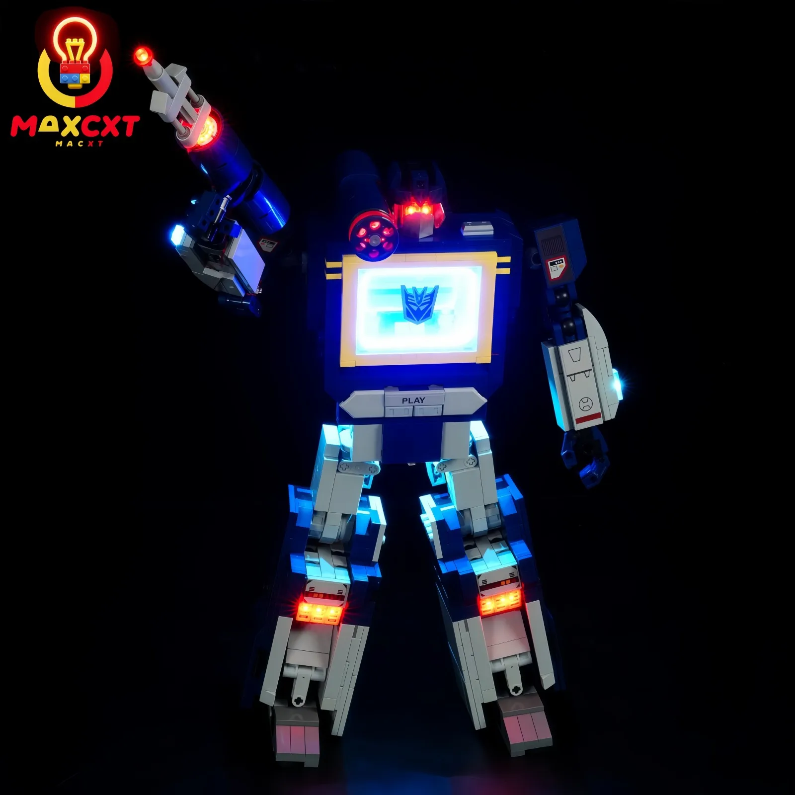 MAXCXT LED Light Set For LEGO 10358 Transformers: Soundwave DIY Decorative Lamp Not Include Lego Building Blocks