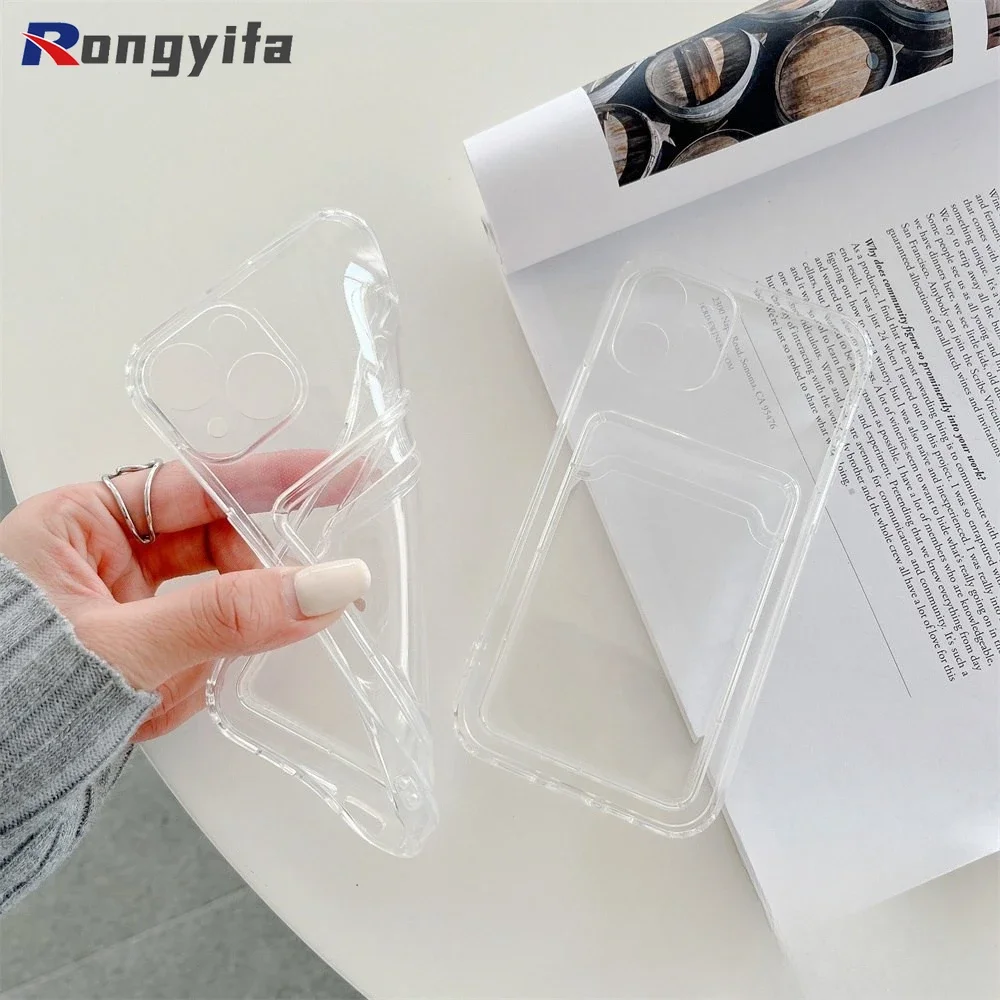 For Xiaomi Redmi A3 13C 12C 11A A1 A2 K70 Pro Note 13 12 Pro Plus 5G 12s Phone Case Transparent Card insert Photo Silicone Cover