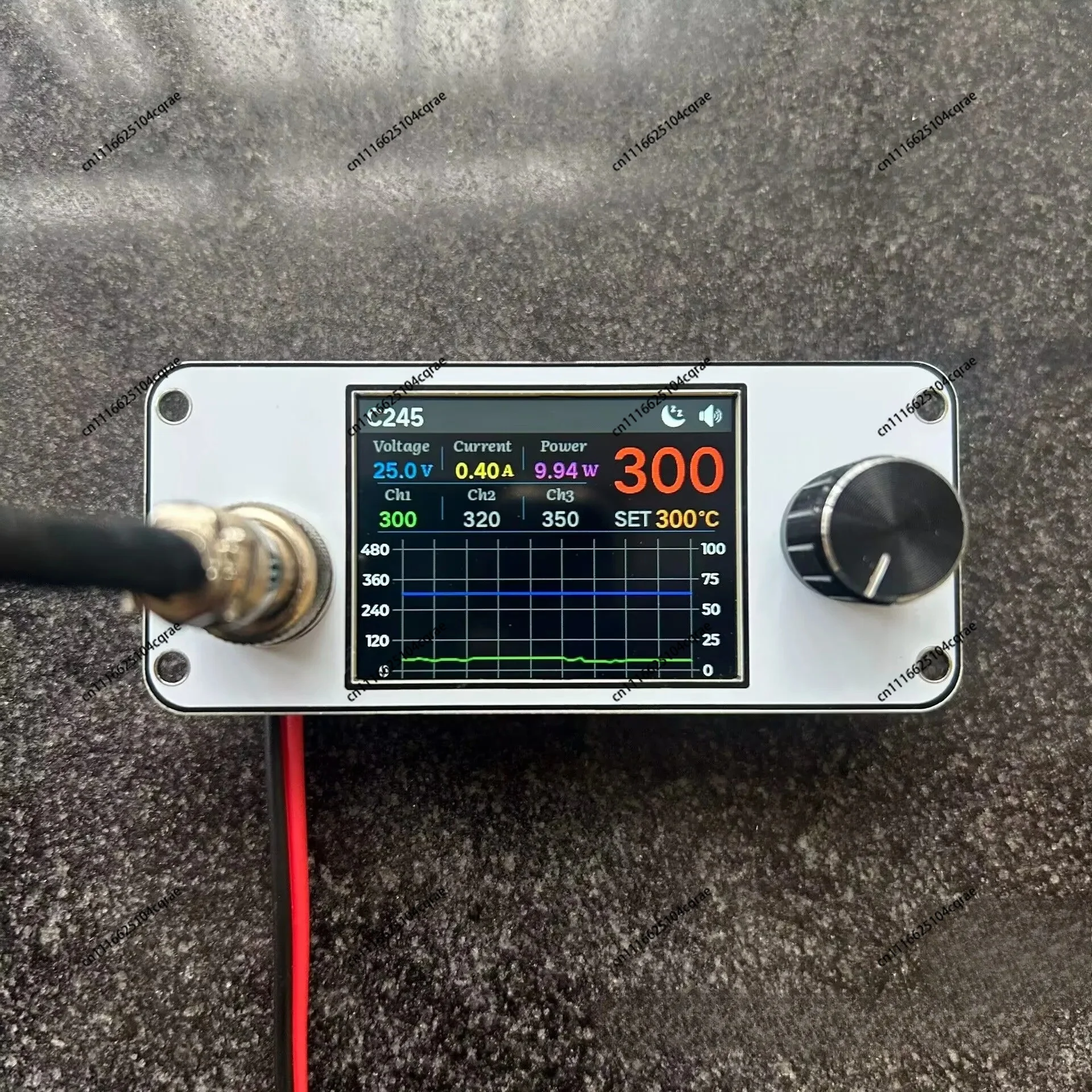 white Simplified main control JBC245 210 T12 Universal Welding Platform Control Board DC 12-26V universal, 2.0-inch color screen