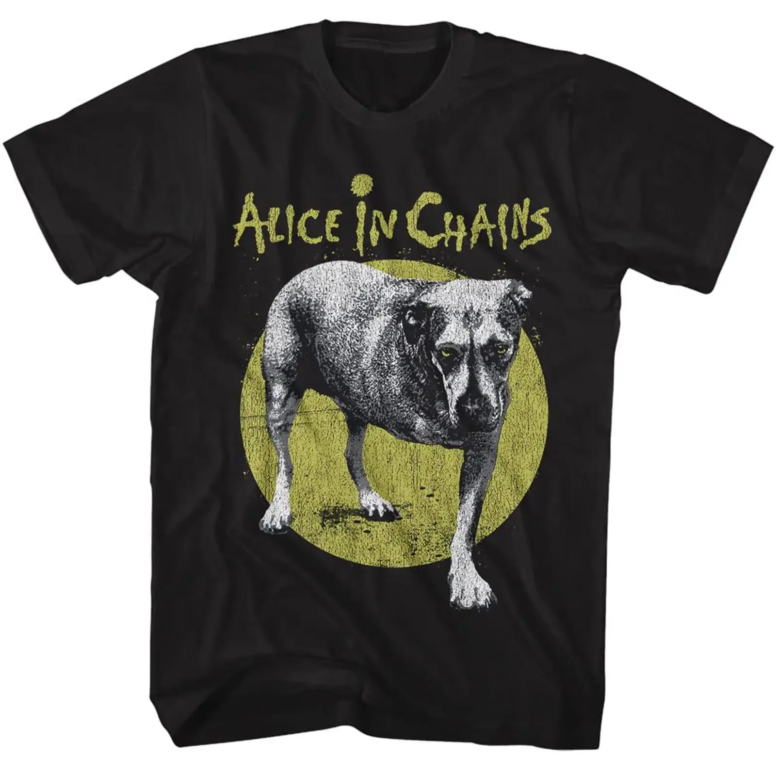 Alice in Chains T Shirt Self Titled Album Cover Mens  90s Music  vintage Washed Unisex Versatile Casual graphic Breathable Soft