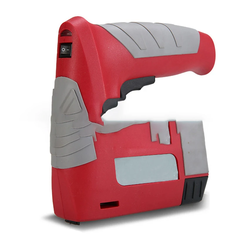 USB Battery Staple Gun Lithium Batteries Stapler Electric Wireless Constructio Staplers Guns Rechargeable Power Tools