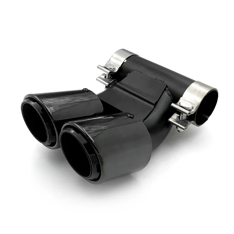 

SYPES 304, нержавеющая сталь, серебристый, черный, наконечник глушителя, наконечник выхлопной трубы для Porsche 718 2016-2020 гг., Boxster Cayman