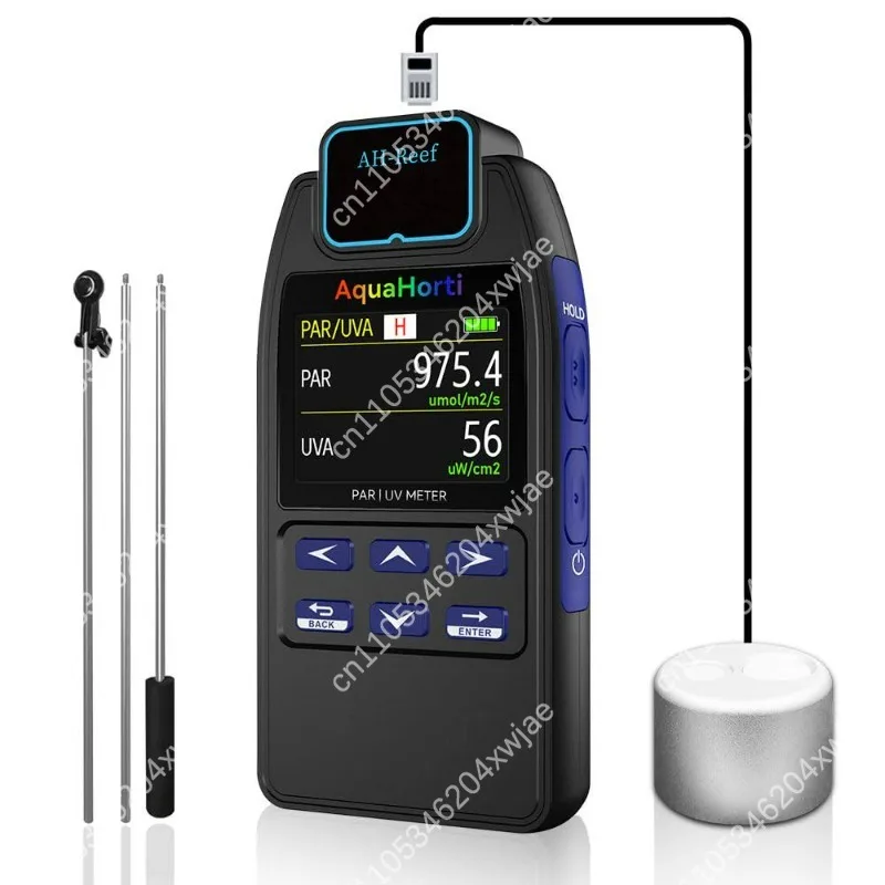 Underwater PAR Meter for Coral Reef, IP68 Waterproof Photosynthetic Irradiometer Tester for Aquarium Fish Tank Light Measurement