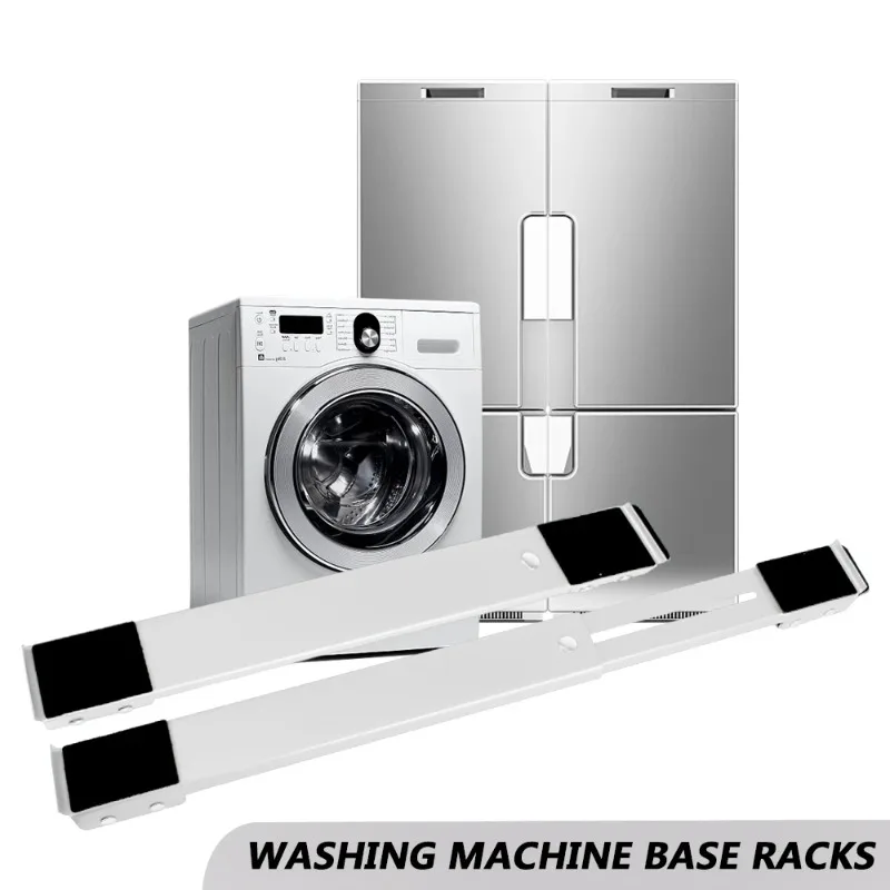 24 Wheel Universal Dryer Holder Adjustable Washing Machine Stand Multifunctional Mobile Roller Bracket Refrigerator Base Mount