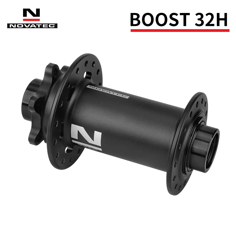 NOVATEC フロントハブ 20×110 mtbハブ NOVATEC D951SB-SL-B20 Front Hub Boost , 6 Bolts, 20 X 110 Mm 32H