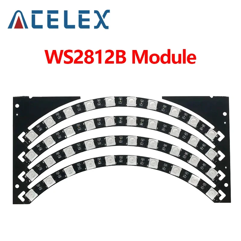 WS2812B Module Strip 40 Bits 40 X WS2812 5050 RGB LED Ring Lamp Light with Integrated Drivers ws2812 RGB 40