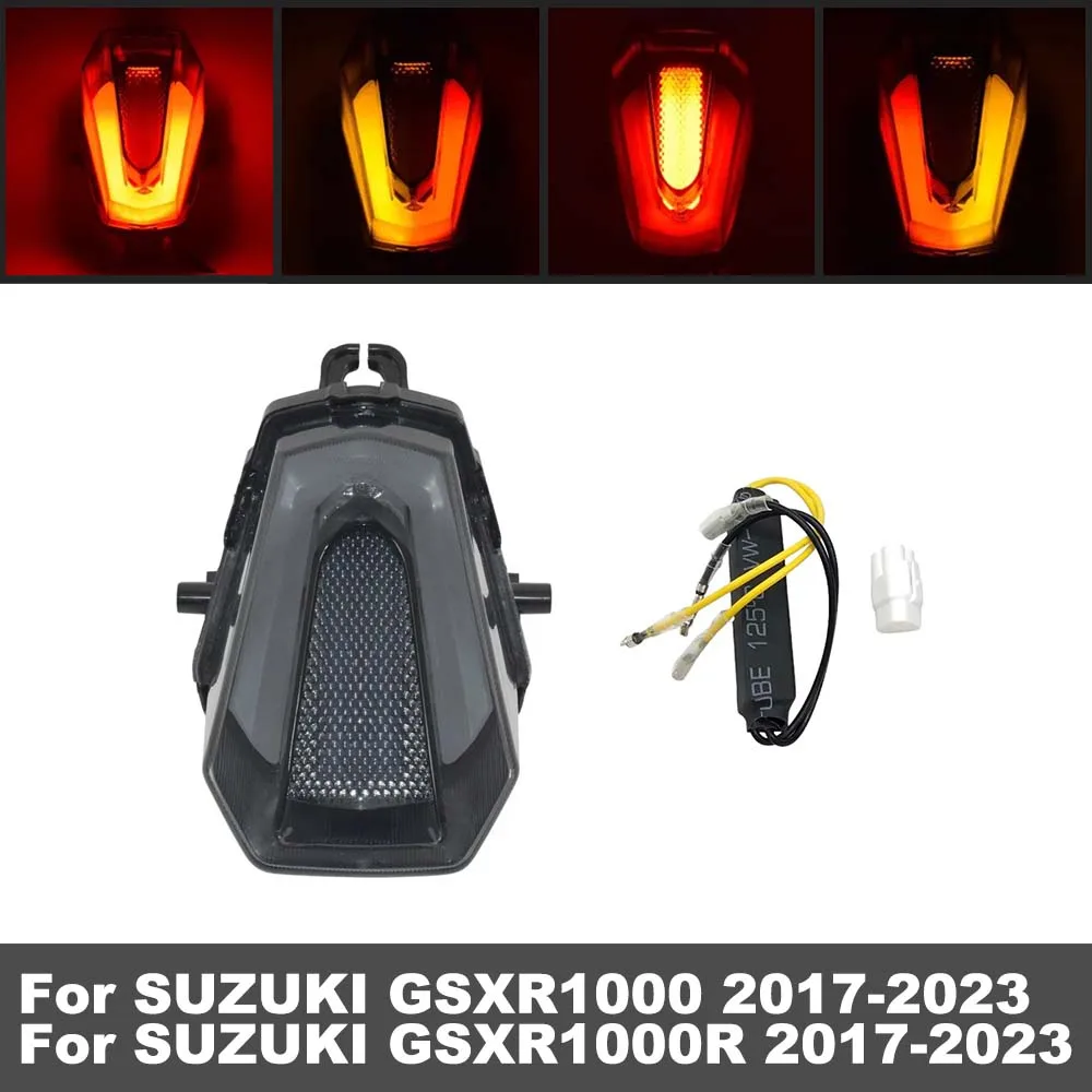

GSXR1000 GSXR1000R 2023 Motorcycle taillights LED Tail Light Brake light assembly For SUZUKI GSXR-1000 GSXR-1000R 2022-2017