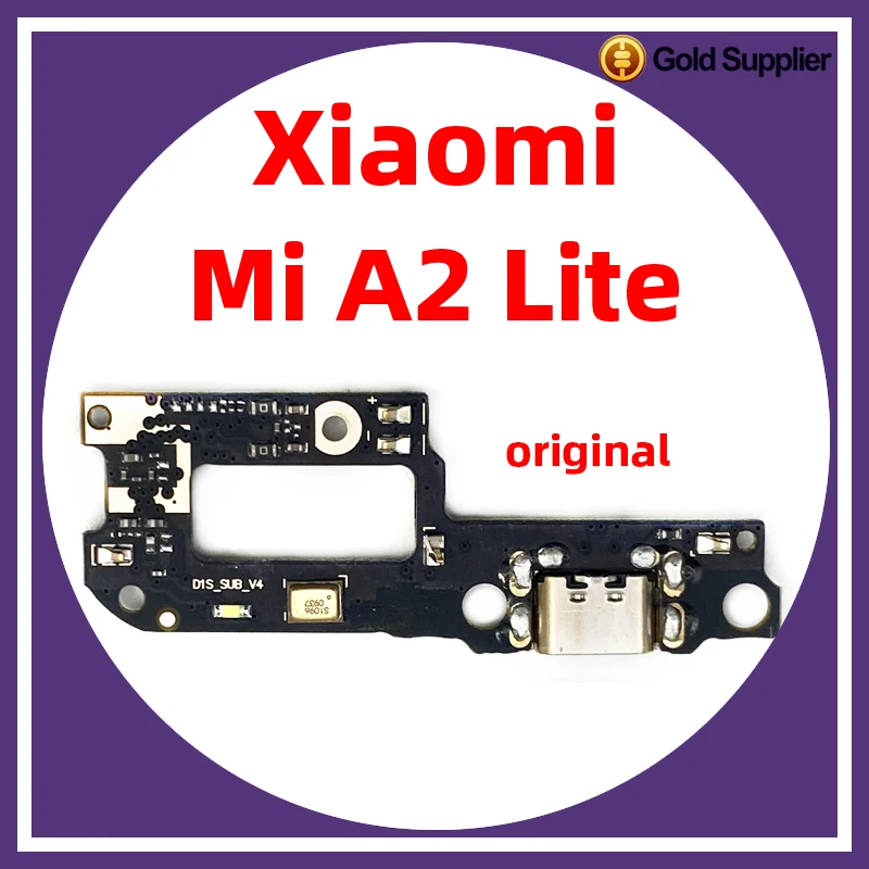 

Original For xiaomi Mi A2 lite Dock Connector USB Charger Charging Port Flex Cable Board Replacement