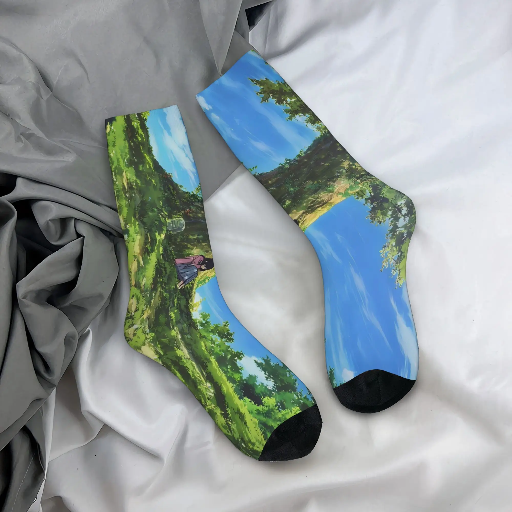 

Women Men Socks Attacks on Anime Titans Stockings Anti Skid Breathable Socks Winter Casual Graphic Outdoor Socks