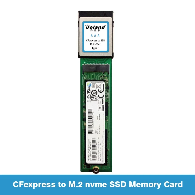 CFexpress To M.2 NVMe SSD Expansion Card CFe Adapter Storage Memory Card