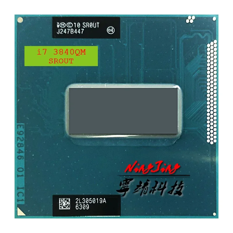 Intel Core i7-3840QM i7 3840QM SR0UT 2.8 GHz Used Quad-Core Eight-Thread CPU  8M 45W Socket G2 / rPGA988B