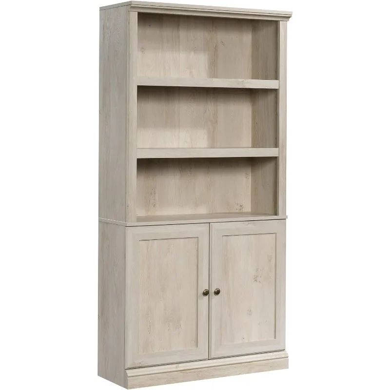 

Miscellaneous Storage Bookcase/ Book Shelf With Doors, Chalked Chestnut finish