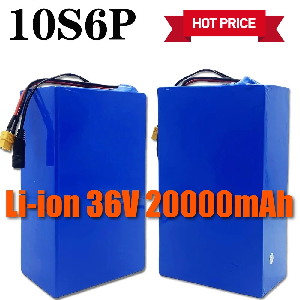 10S6P 36v 20ah 500-1000W large capacity lithium battery uses most vehicles and supports product customization