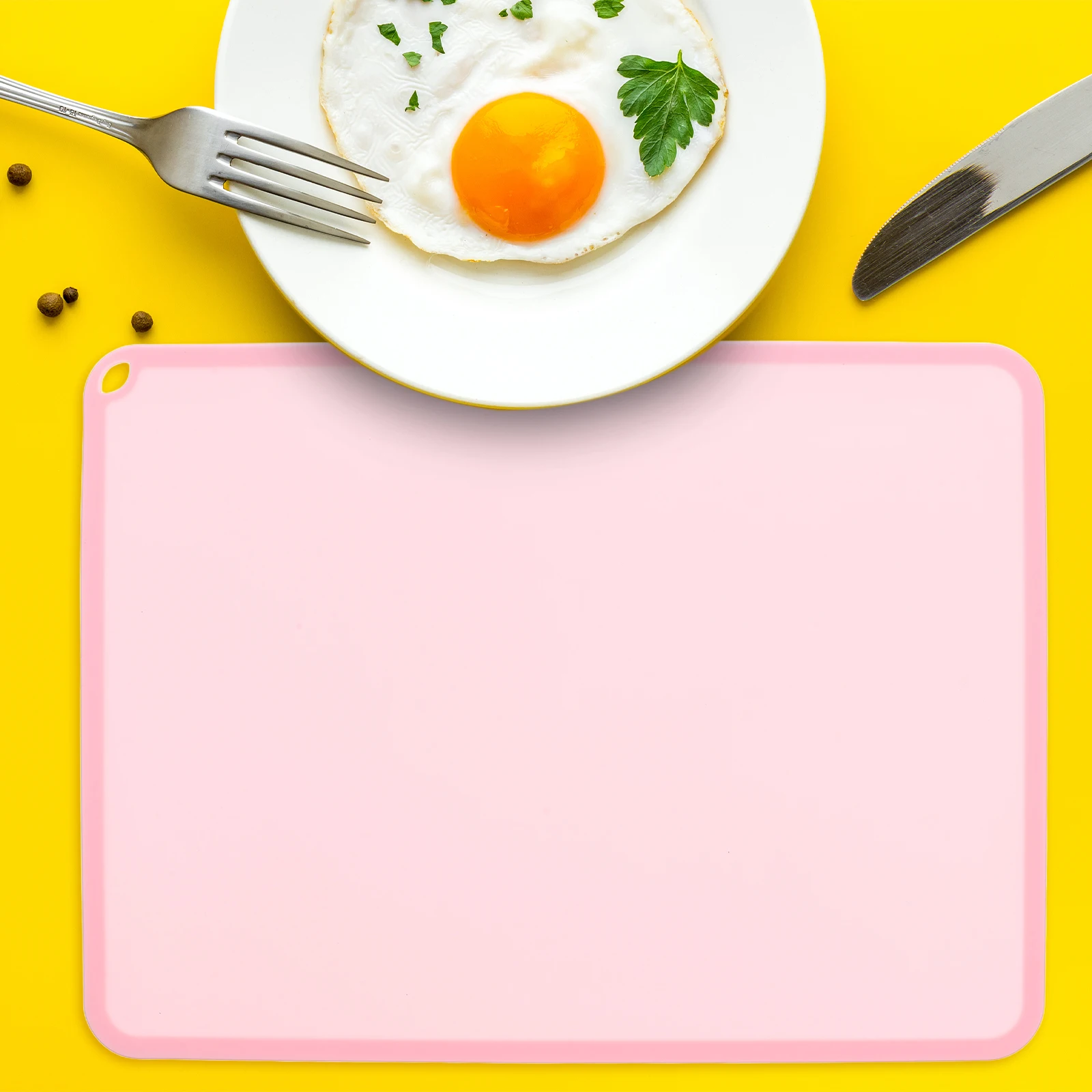 

Premium Silicone Placemats Heat Insulated Waterproof Table Mats For Kids Dining Mat Kitchen Utensils Protection Easy Carry