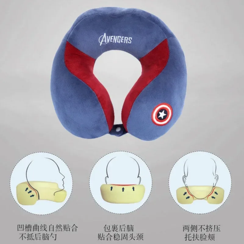 Marvel Avengers Iron Man Captain America Personalized Creative Cartoon U Pillow Halter Neck Soft Pillow Pillow Christmas Gift