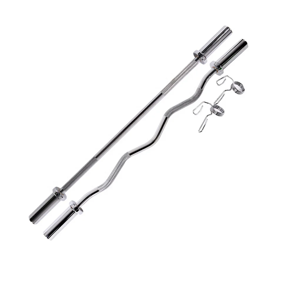 

Custom Barbell Straight Curled Gym Use Functional 25mm/28mm/ 50mm Power BAR To Build Strong Muscular Arm Biceps Triceps 1