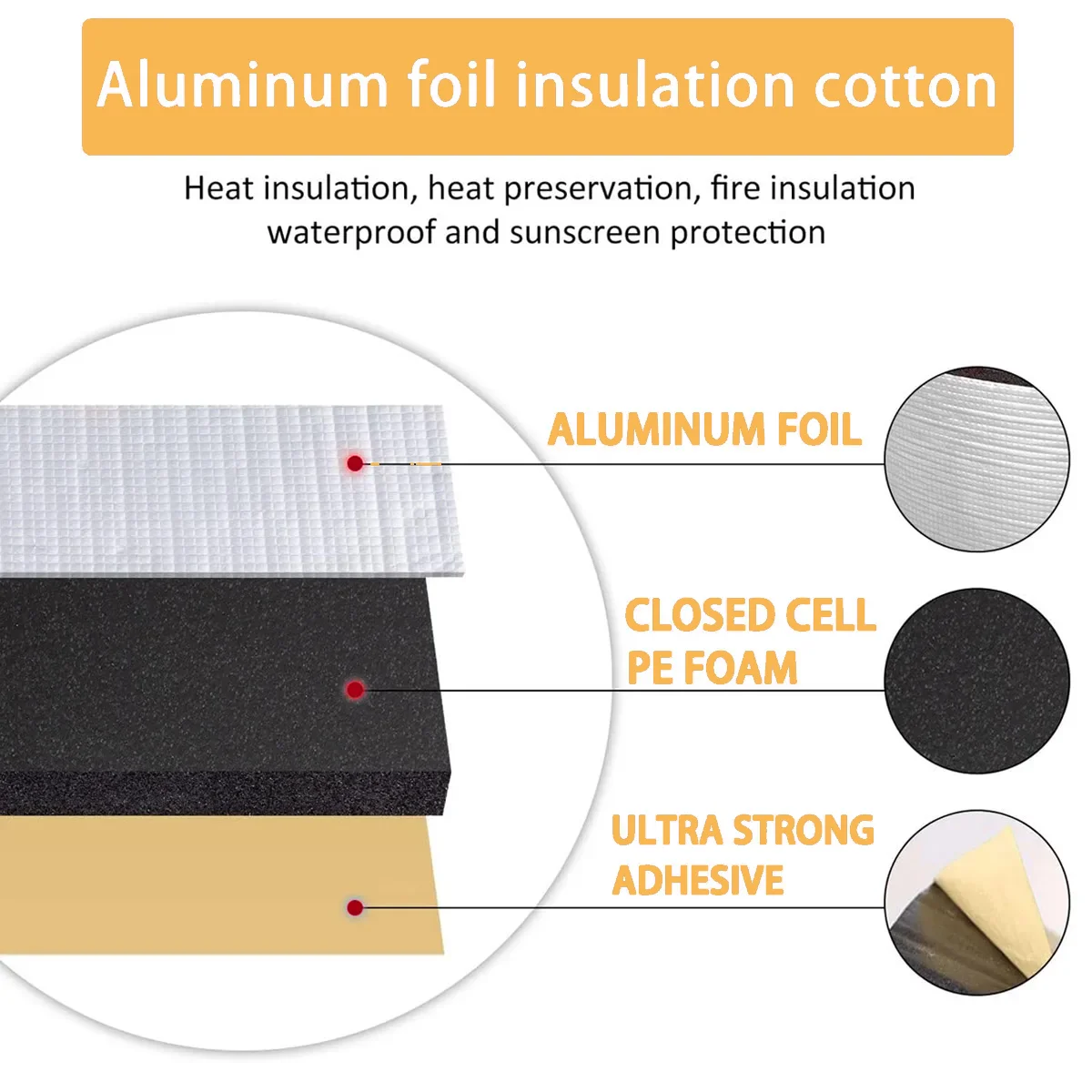 10/20PCS Car Soundproof Cotton  Wear Resistant Heat Insulation Sound Absorbing Anti-Aging Stable Universal Auto Replacement Part