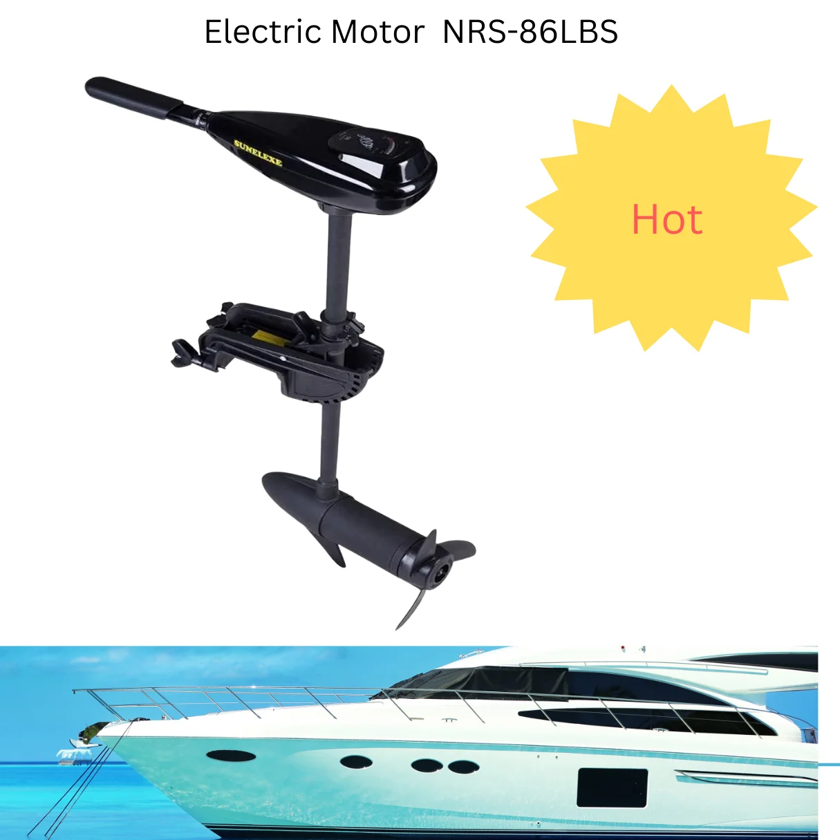 

Новая надувная лодка 58 фунтов, электрический троллинговый мотор, морской подвесной двигатель, L-58 фунтов для рыбалки