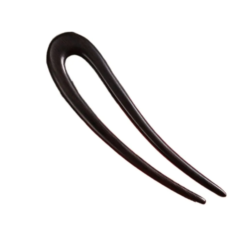 

U-образные деревянные палочки для волос, винтажные деревянные заколки и зажимы в стиле ретро, ручная работа, китайский стиль, создатель булочек для волос с хвостиком для женщин и девочек