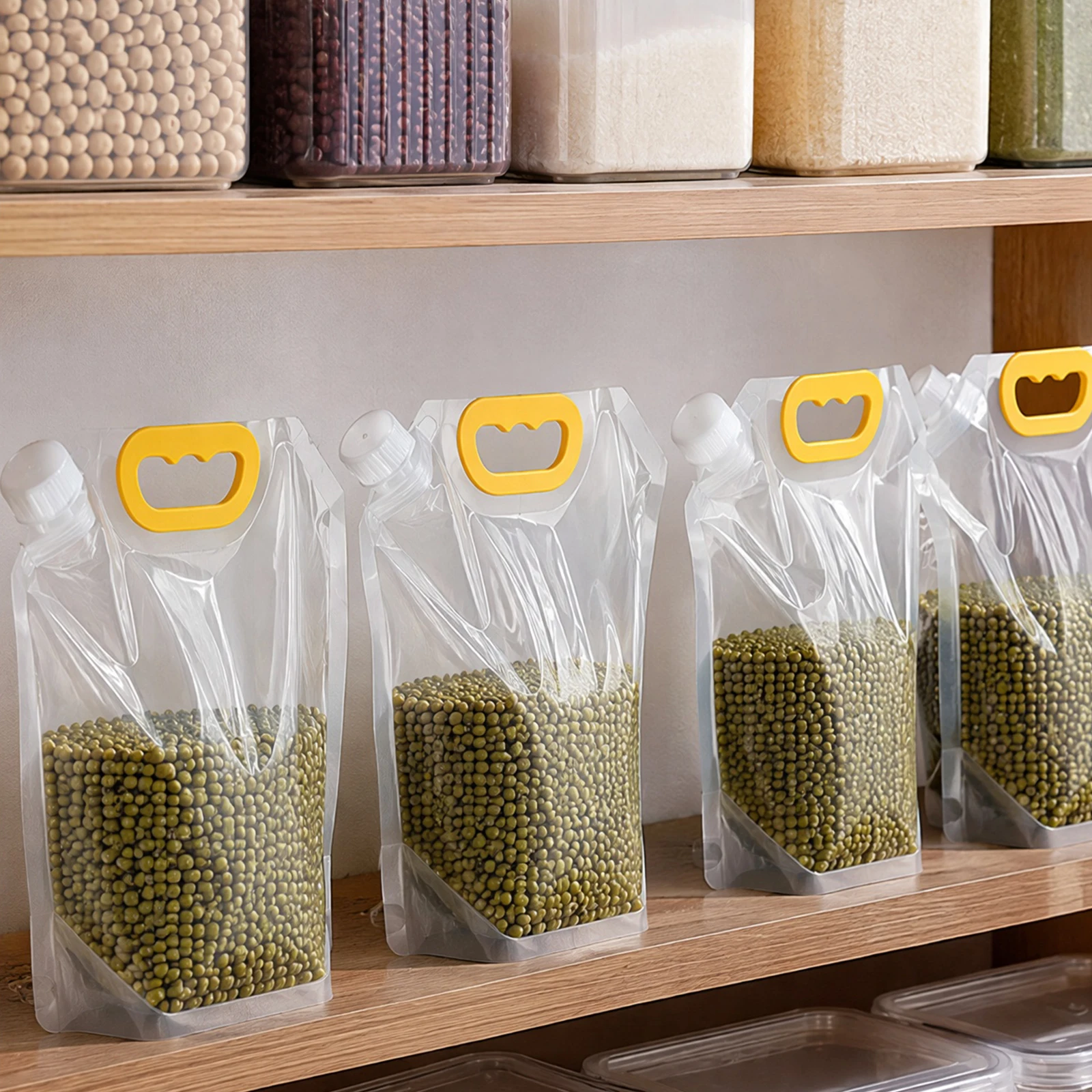 ถุงเก็บอาหารแห้งพร้อมหูจับ ภาช - Food Storage Reusable Bags บทวิจารณ์และราคา