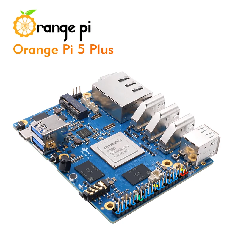 riu_p Orange pi 5 plus 16gb rk3588 2.4g portas ethernet duplas com