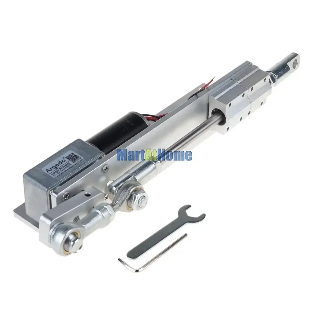 5W Reciprocating Cycle Linear Actuator Stroke Switchable with 12V/24V DC Geared Motor & Speed regulator for Piston Movement