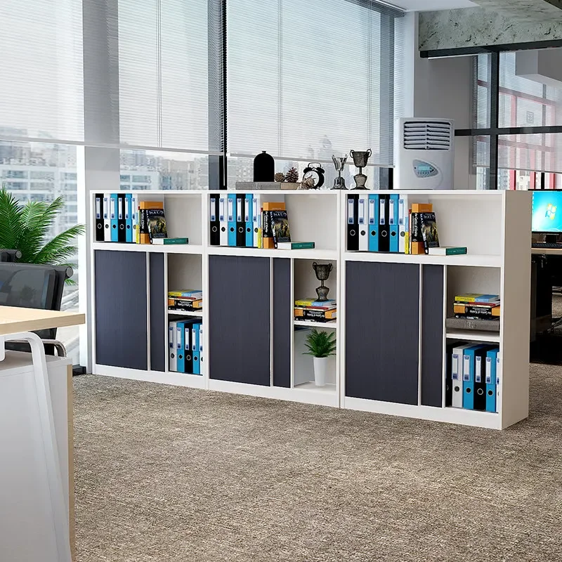 Office cabinets, sliding doors, small filing cabinets, low , wooden document cabinets, printer , storage partiti