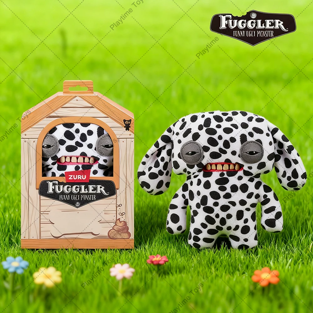 Fuggler بعقب الحيوانات الأليفة القبيح الوحش سلسلة الأصلي Plushies دمية الرنة أرنب جرو بدون شعر ثلاثي الألوان القط لعبة هدية الكريسماس