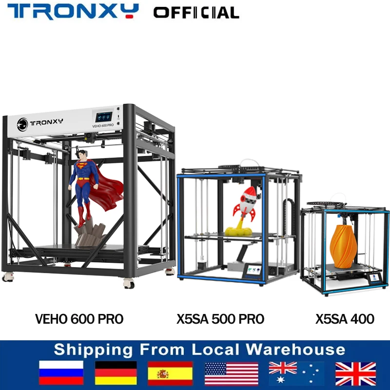 Tronxy VEHO 600 PRO / PRO V2 800 Series 3D Printer High Precision Large Size Printing Upgraded Quick Assembly 3d printer DIY kit