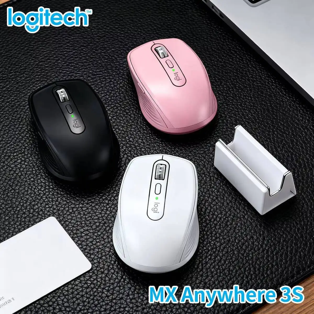 

Premium MX Anywhere 3S - 8K DPI, 3-Device Bluetooth, Silent Click, Ideal for Home Studio & Creative Work