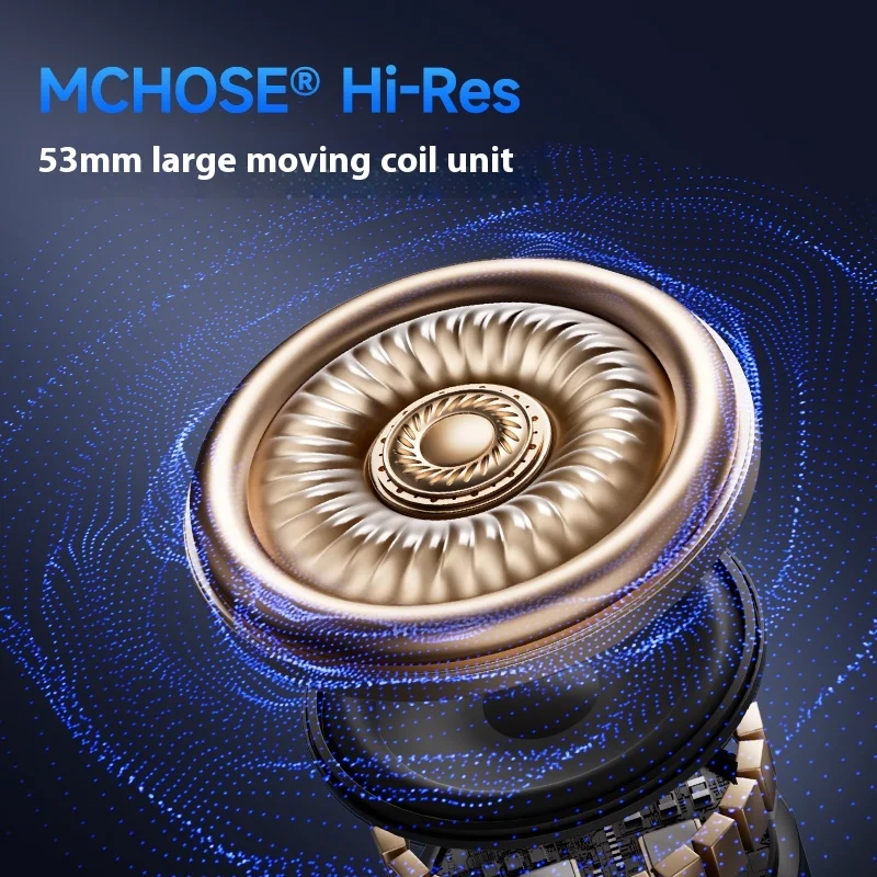 

Игровые наушники MCHOSE V9 Pro, трехрежимная беспроводная гарнитура, изготовленные на заказ, 53 мм, динамический привод, 7,1-канальные наушники с низкой задержкой и микрофоном