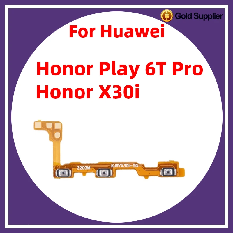 For Huawei Honor Play 6T Pro Power ON OFF Volume Camera Key Button Switch Flex Cable Replacement
