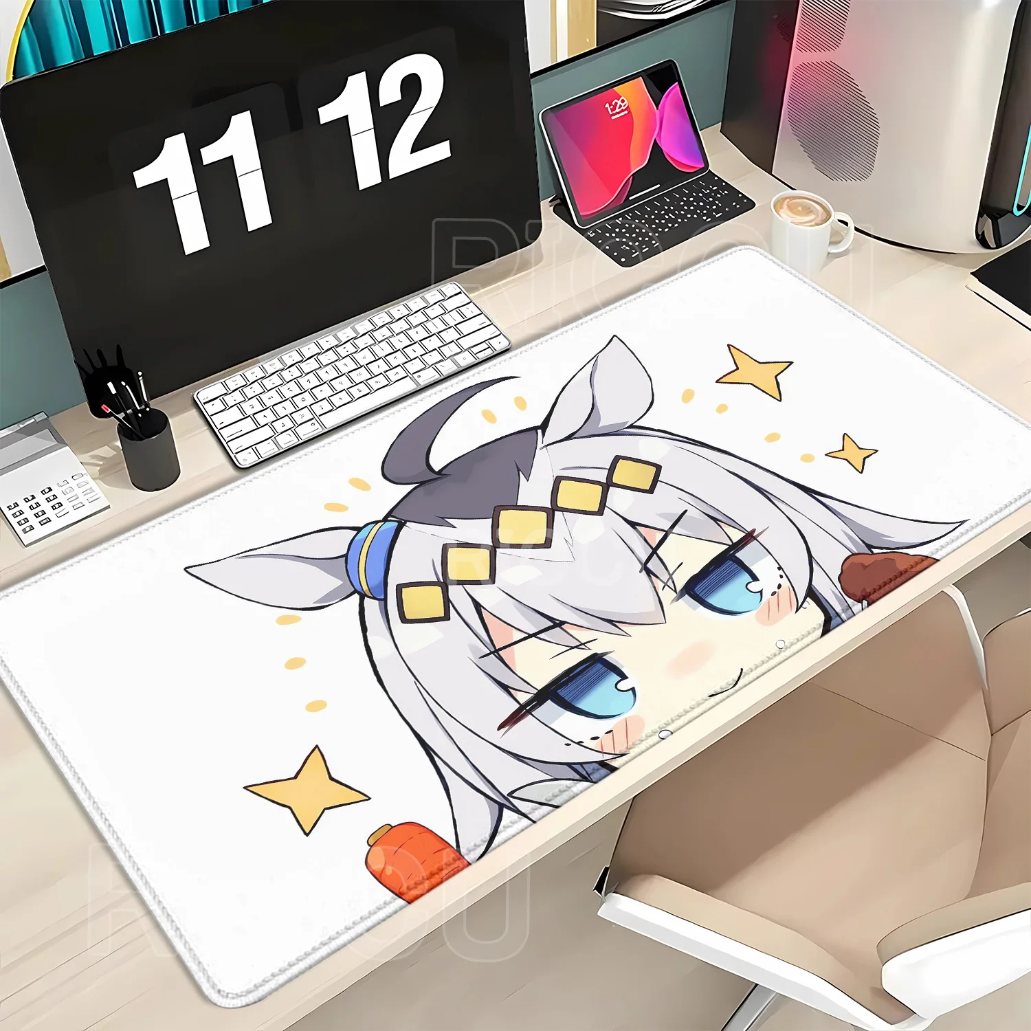 HD Printing Mouse Pad Oguri Cap Anime Umamusume Pretty Derby Large XXL cute Girl Mousepad PC Computer office Accessorie Desk Mat