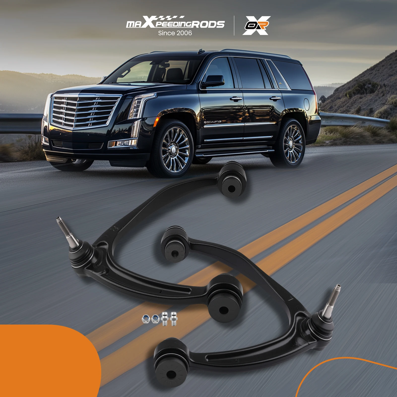 

Front Upper Control Arms for 2007-2013 2014 2015 2016 Chevy Silverado 1500 Tahoe