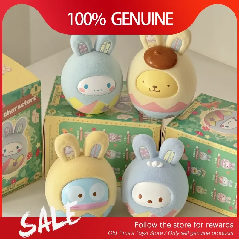 Echte neue Kuromi Kitty Charaktere Kaninchen Spaß Ei Serie Blind Box süße Kuromi Kitty trendige Spielzeug Desktop Ornamen Geburtstagsgeschenk