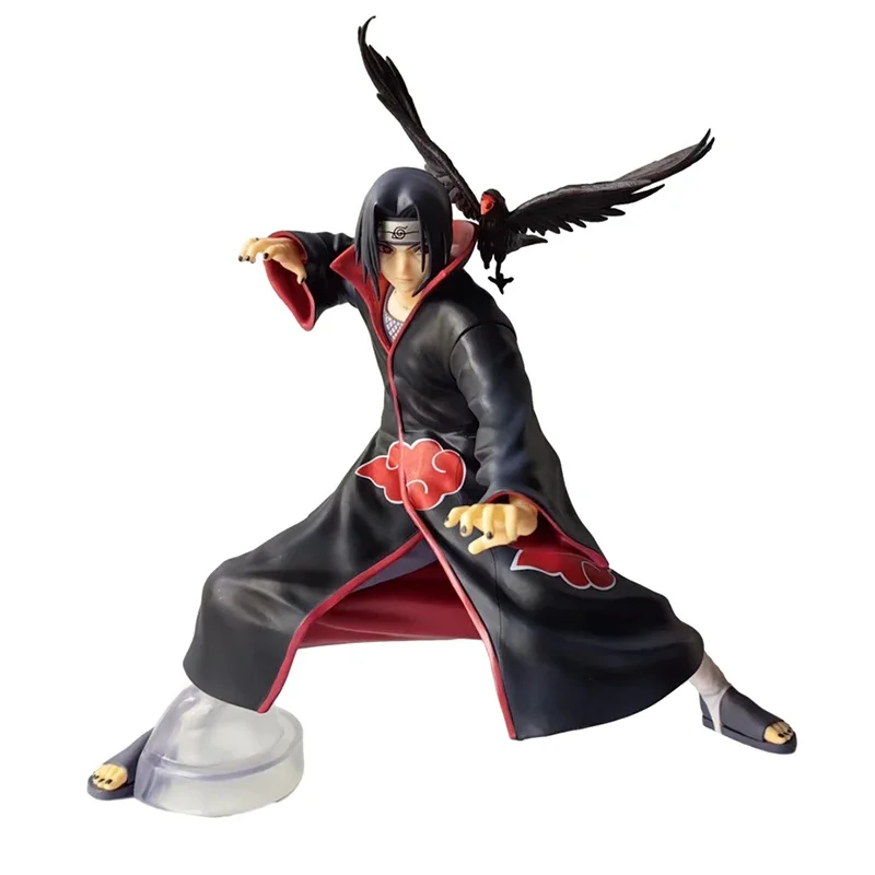 

Naruto Anime Figure Uchiha Itachi Pvc Action Figure Toy Naruto Shippuden Uchiha Itachi And Crow Collection Model Toy 23cm