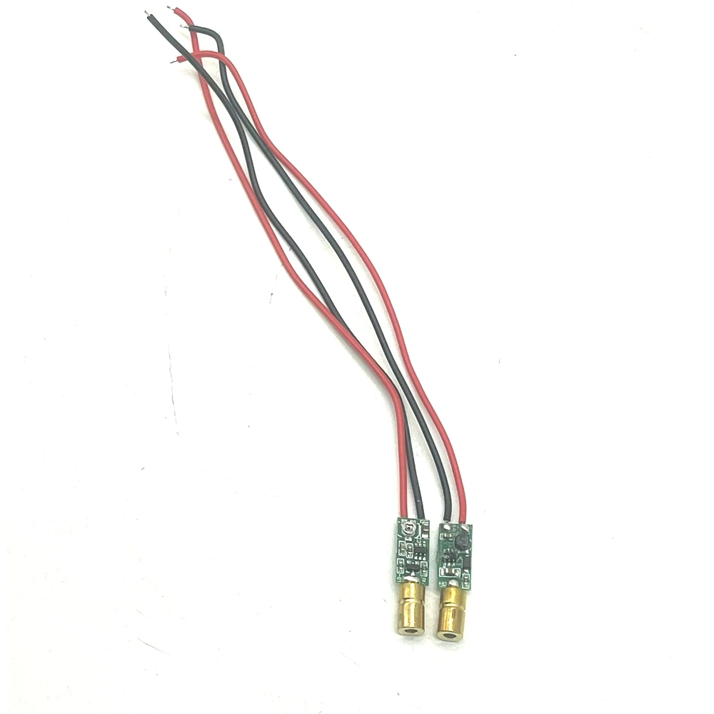 515nm 520nm 5mw Mini Messing grünes Punkt licht Laserdioden ortungs modul 6x10mm