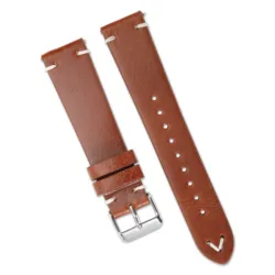 Vintage Oil Wax Leather Watchband 18mm 19mm 20mm 22mm Quick Release Watch Strap Brown Black Green Wristband Belt