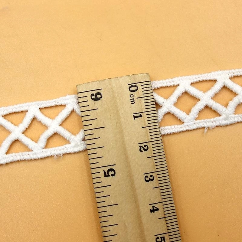 Wasserlösliche Stickereispitze, einfache Kreuzstich-Musterung, DIY-Heimtextilien-Zubehör, Kleidungszubehör, 10 Yards/Lot, RS4773 – Detail 19
