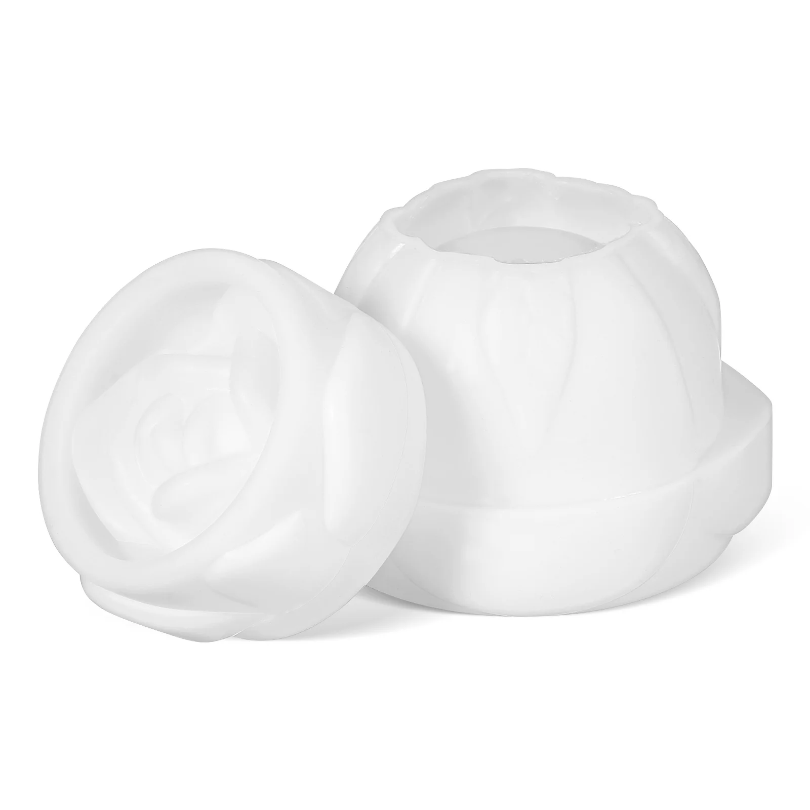 

Crystal Epoxy Rose Box Resin Molds Silicone DIY Accessories Sturdy Material Unique Craft Storage Jewelry Small Items Romantic