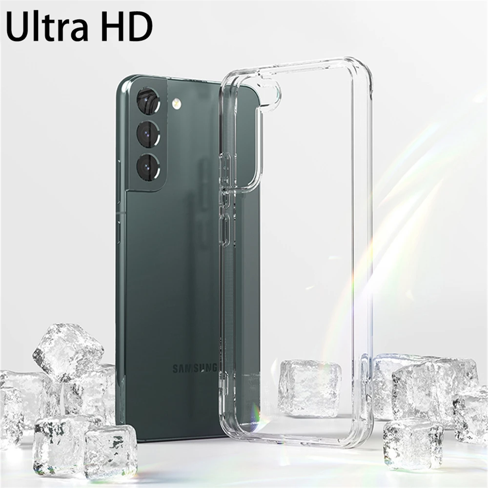 Shockproof Clear Case For Samsung Galaxy S20 S21 S23 Fe S24 Ultra S22 Plus A15 A55 A54 A53 A12 A13 A14 A32 A51 A52 A52s Cover