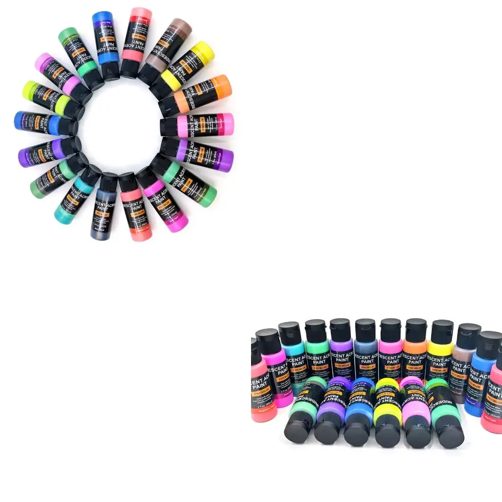  Reliable 18 Piece Acrylic Paint Assortment Offering Good Light Resistance