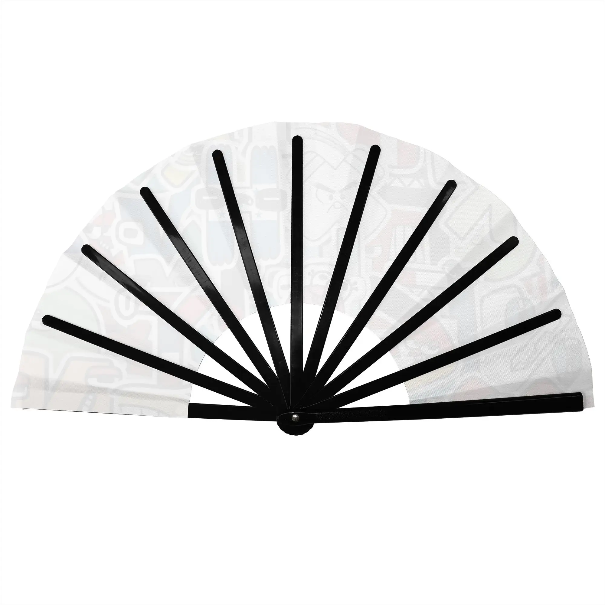 Personalised A-Alphabetes Manga Hand Fan Promotional Gift Party Hot Comic Durable Folding Fans Novelty Bulk Pack Fan