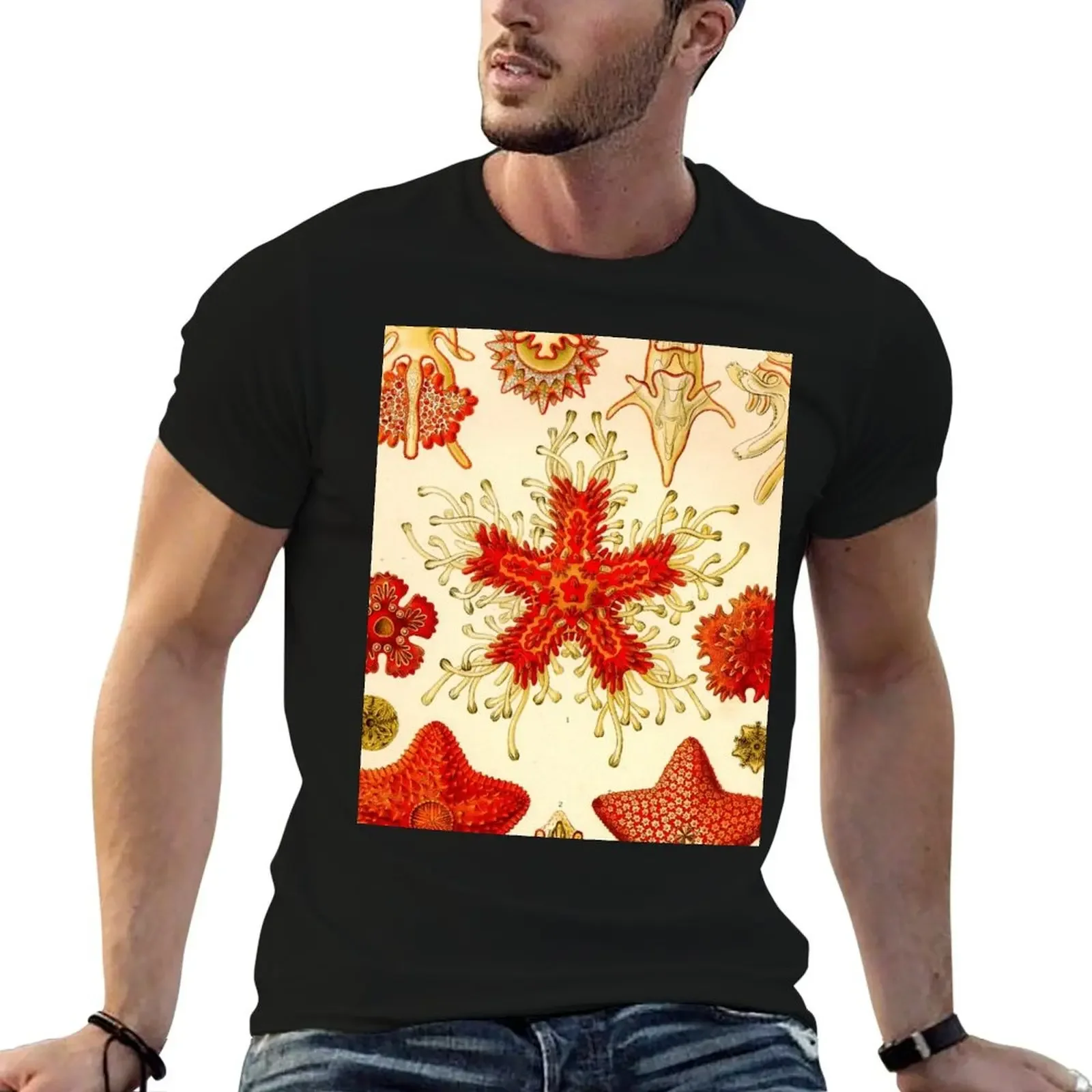 

Starfish - Ernst Haeckel T-Shirt funny meme t-shirts summer 2025 graphic t shirts blanks mens graphic t-shirts funny