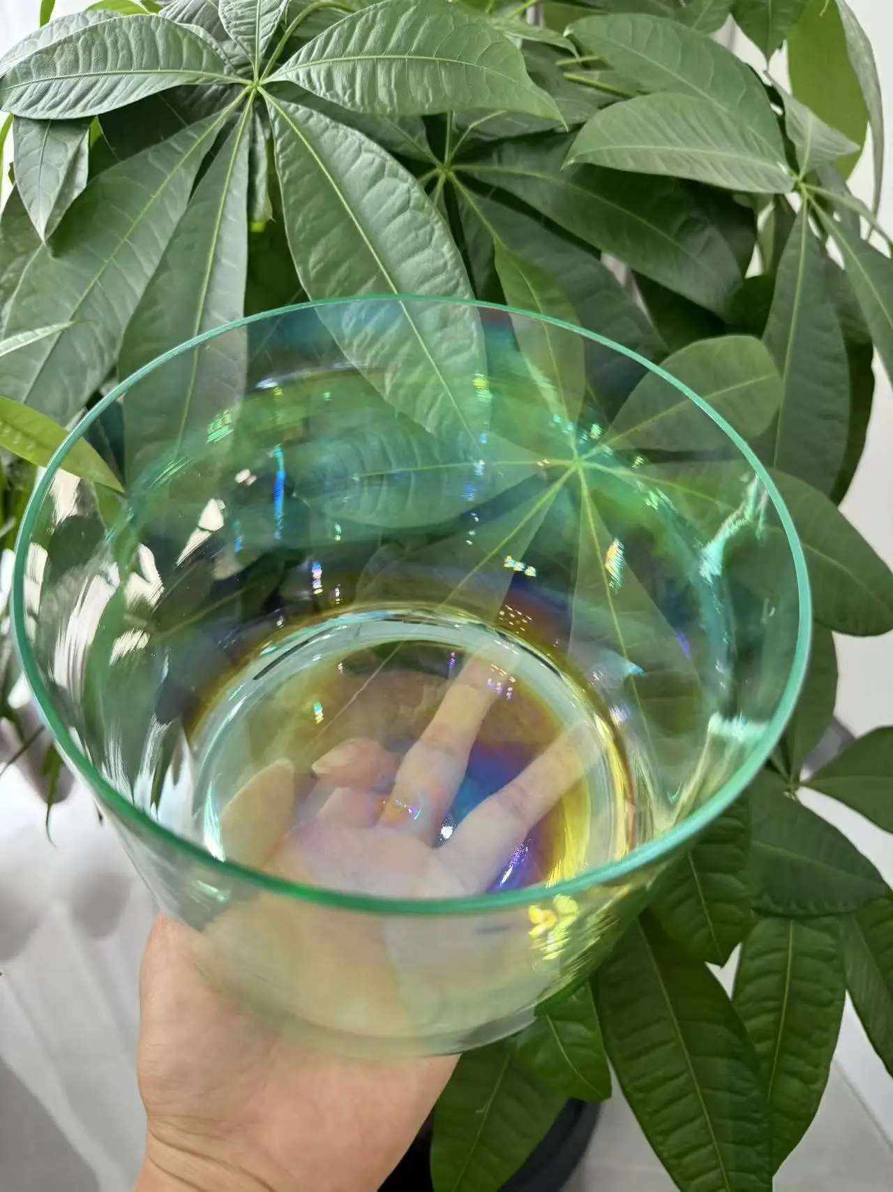 Star Linkup 6/7 Inch Alchemy Quartz Crystal Singing Bowl, Percussion Instrument for Sound‑Healing, Stress Relief and Daily Meditation