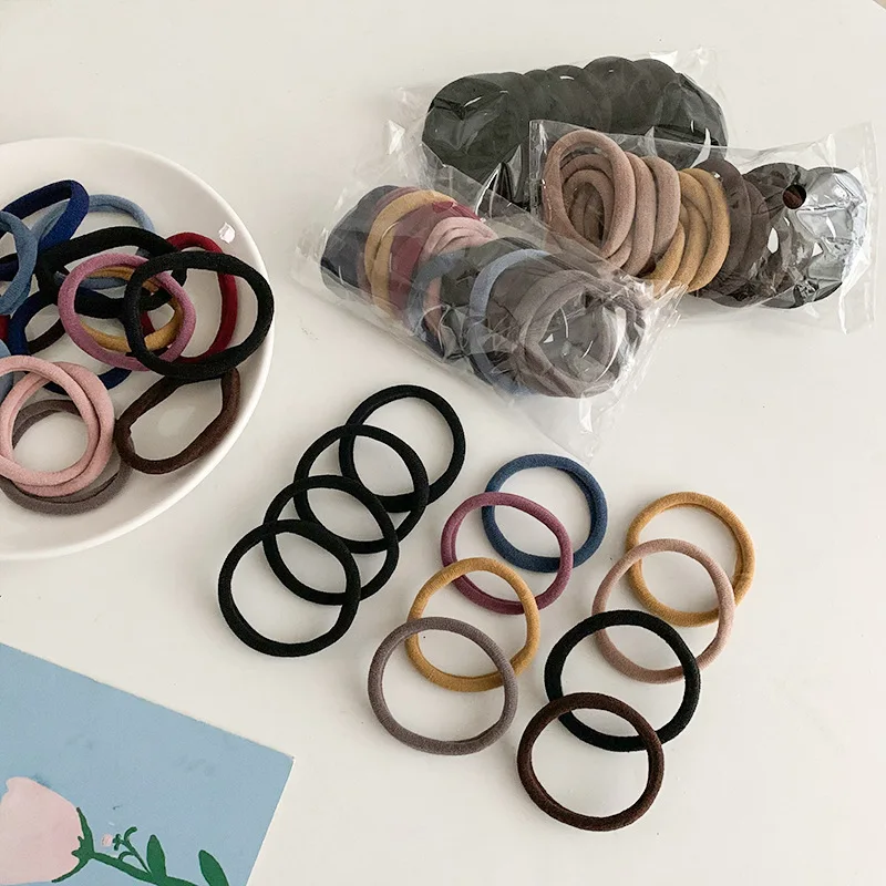 New Color Seamless High Elasticity Hair Ring With Sweet and Energetic Temperament Versatile Hair Accessories for Women Going Out